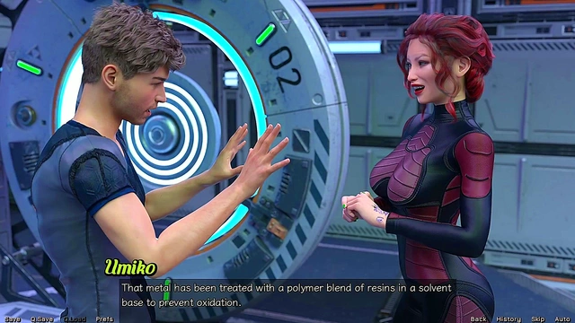 Busty 3D Teen Trapped by Mad Scientist for Sexy Experiments in Space