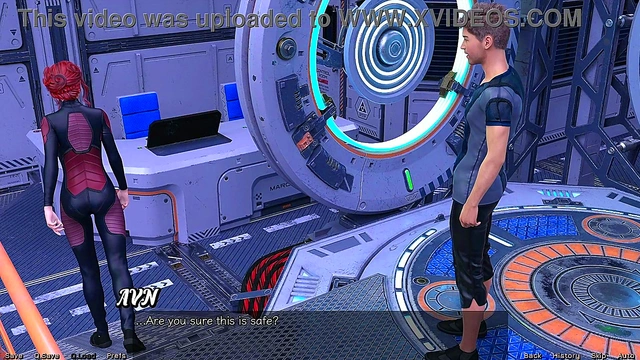 Busty 3D Teen Trapped by Mad Scientist for Sexy Experiments in Space