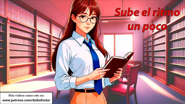 Spanish JOI Audio – Sexy University Librarian Guides You To Pleasure In The Library