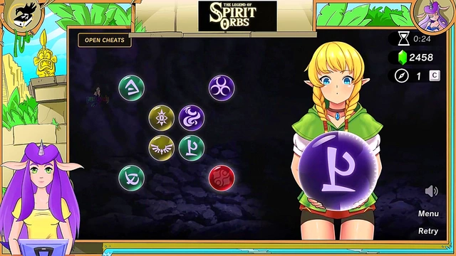 Hot Blonde Elf(Linkle) From Legend of Zelda Masturbates & Gives Blowjob For Orgasm