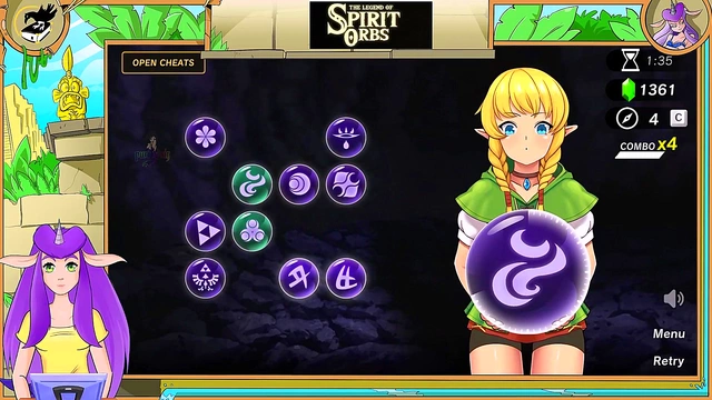 Hot Blonde Elf(Linkle) From Legend of Zelda Masturbates & Gives Blowjob For Orgasm