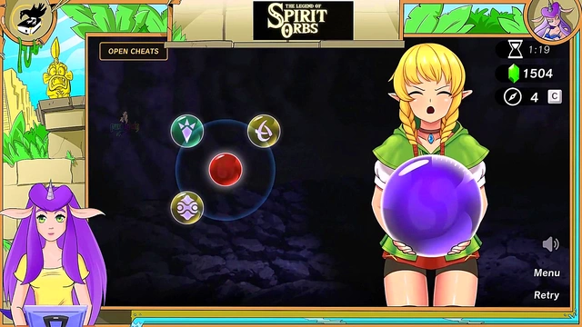 Hot Blonde Elf(Linkle) From Legend of Zelda Masturbates & Gives Blowjob For Orgasm