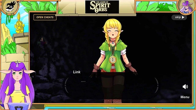 Hot Blonde Elf(Linkle) From Legend of Zelda Masturbates & Gives Blowjob For Orgasm