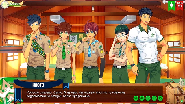 Friends Camp Episode 41 – Gay Anime Game Adventure With Russian Voice Acting