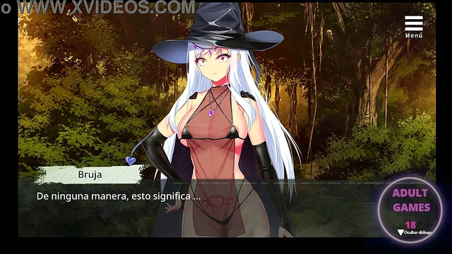 Busty Witch Imprisons You in Her Sexy Anime Prison for Naughty Gameplay
