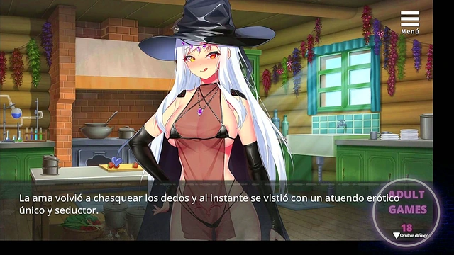 Busty Witch Imprisons You in Her Sexy Anime Prison for Naughty Gameplay