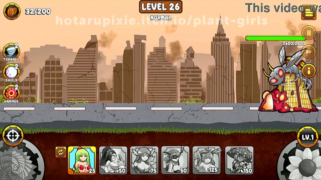 Plant Girls Battle Insect Invasion in Erotic Anime Tower Defense RPG