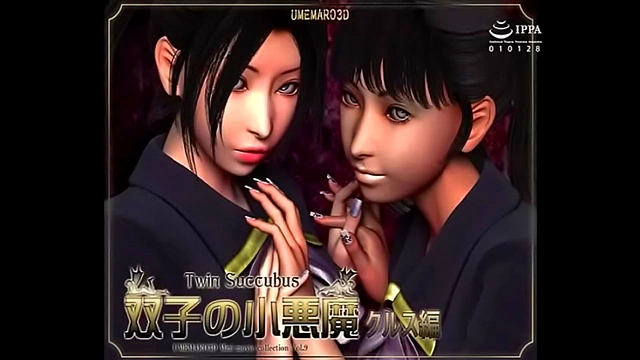 Evil Twin Cruz-Chan Seduces With Hardcore Blowjob Action In Anime JAV Feast