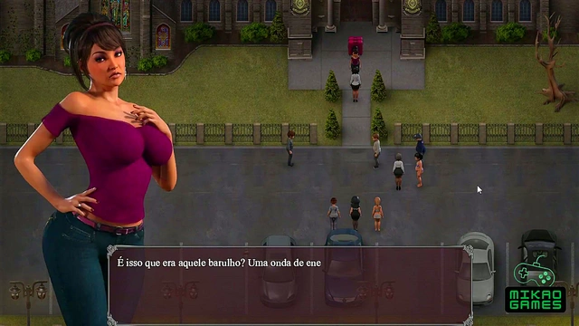 Teen Brunette Breaks Curse With StandingCowgirl Creampie in Lust Epidemic Episode 70