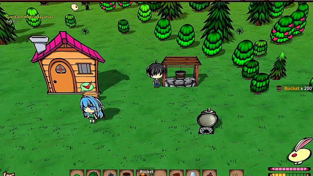 Milking and Breeding My Busty Elf Slave in Anime Farm Fantasy