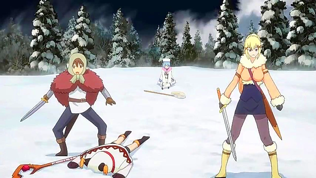 Konosuba Season 1 Episode 7 – Anime Couple Enjoy Hot Hentai Action