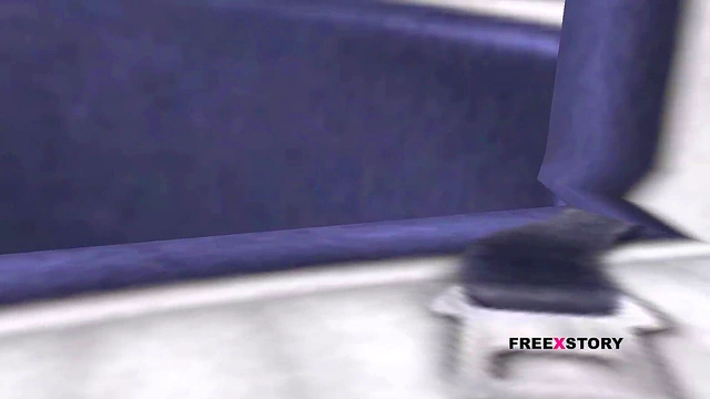 Beautiful Teen Girl Fingers Her Ass & Pussy in 3D Anime Fantasy