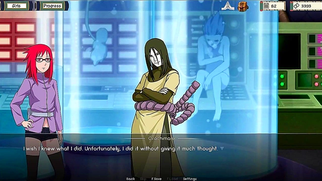 Kunoichi Trains Hard With 3D Anime Sex In Naruto Visual Novel Scene