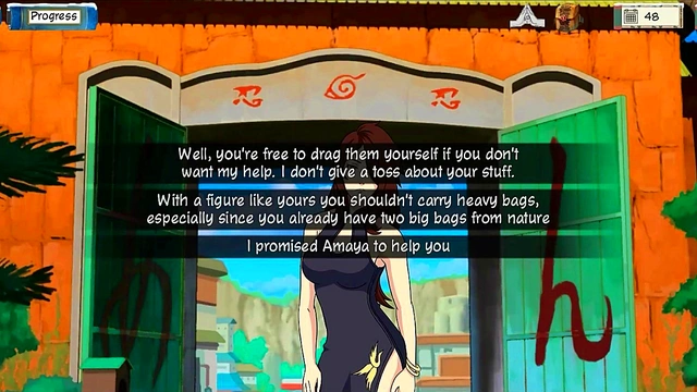 Naruto Hentai – Trainer Gets Outdoor Blowjob From Anime Cutie