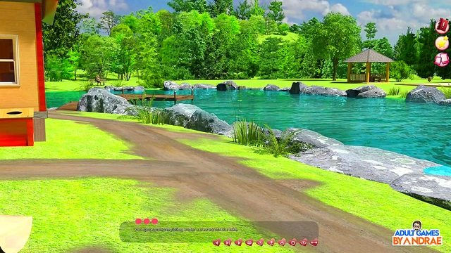 Cute 3D Manga Teen Gets Fucked By Huge Cock Under The Tree For Busty Creampie