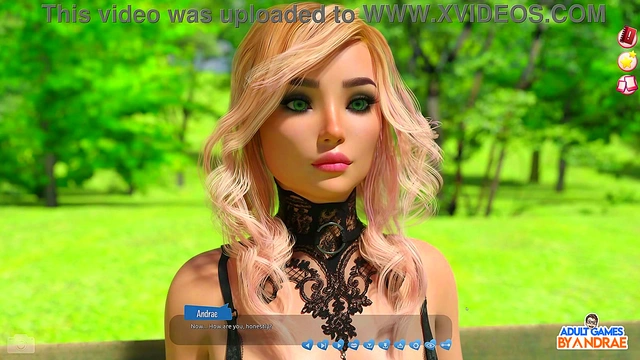 Cute 3D Manga Teen Gets Fucked By Huge Cock Under The Tree For Busty Creampie