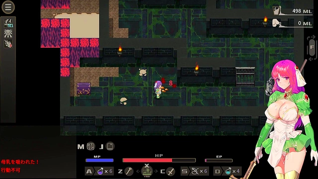 Japanese Hentai Adventure – Agnietta Fights Monsters for Erotic Healing Action