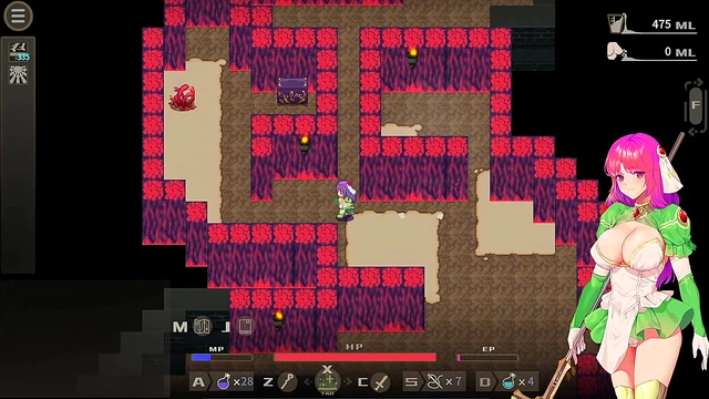 Japanese Hentai Adventure – Agnietta Fights Monsters for Erotic Healing Action