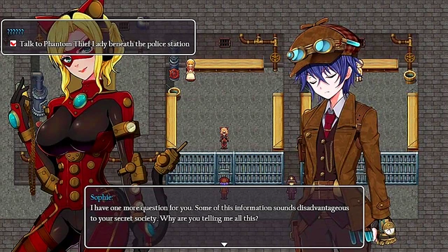 DetectiveGirl Discovers Hidden Pleasure in Steam City's Public Spaces