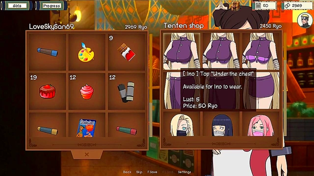 Mikasa Gets Intimate With Naruto in 3D Anime Visual Novel Scene