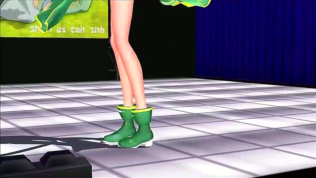 Sinon Sword Art Online MMD Big Tits Blowjob Action