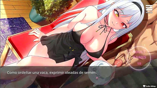 Busty Witch Imprisons You in Her Sexual Prison for Ecchi Anime Fun