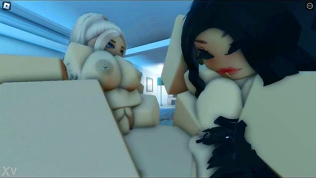 Roblox Threesome Action Continues With Sexy Hentai Fun In Condo Rooms