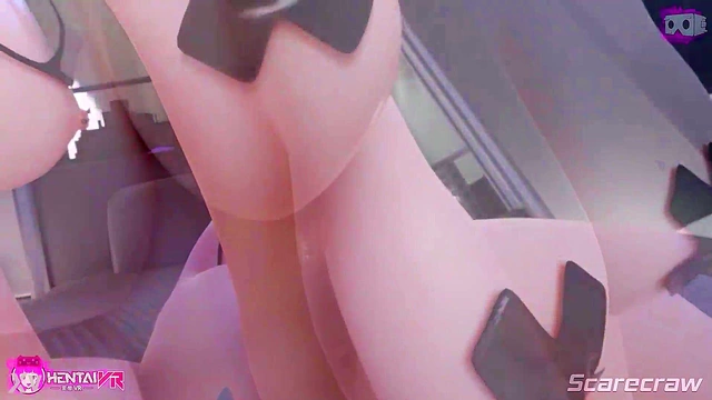 Big-Titted Helsie Teases Nipples in 3D VR Hentai Animation