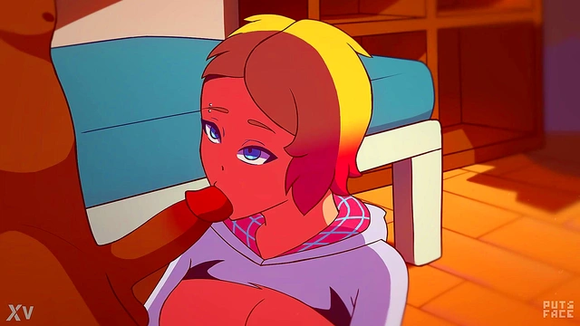 Spider-Man Gwen & Miles Dubbed Hentai Animation Adventure Together