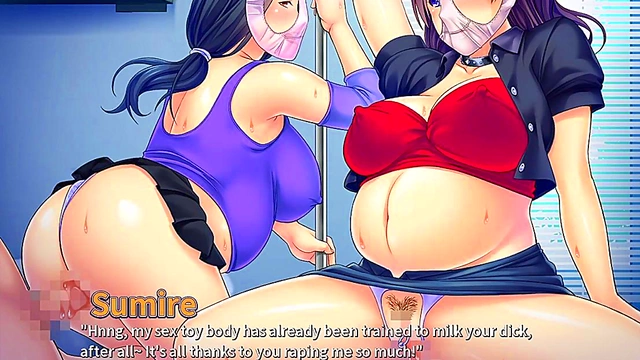 Pregnant Milf Neighbors Seduce and Fuck for"value"cumshots in Anime Adventure