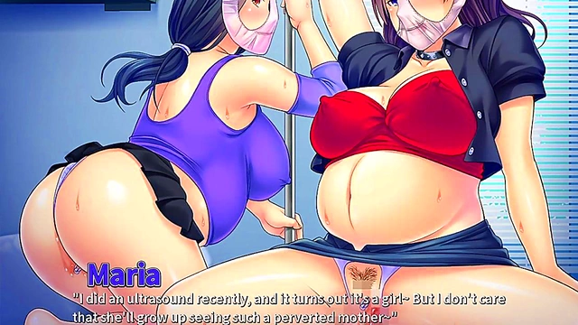Pregnant Milf Neighbors Seduce and Fuck for"value"cumshots in Anime Adventure