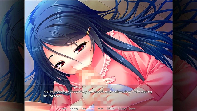 Busty Anime Chick Seduces for Pleasure in Ecchi Visual Novel Adventure