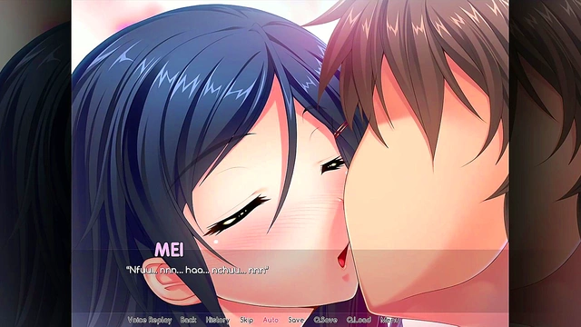 Busty Anime Chick Seduces for Pleasure in Ecchi Visual Novel Adventure