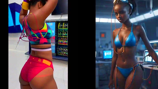 Horny Anime Babe Sings Seductively While Getting Fucked By AI Art