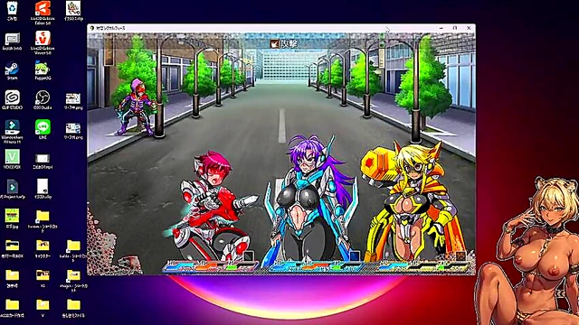 Torao Punishes Three Girls and Villain in Special Police Signal Force Hentai Game Play