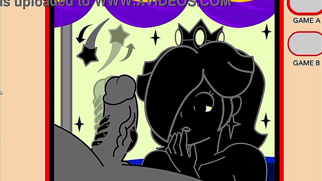Princess Rosalina Sucks Dick & RidesCowgirl In PPUPPU Game And Watch Hentai