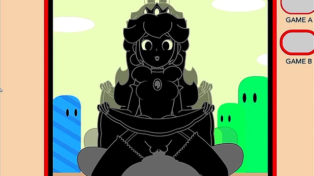 Princess Rosalina Sucks Dick & RidesCowgirl In PPUPPU Game And Watch Hentai