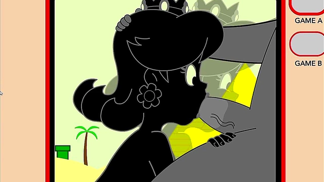 Princess Rosalina Sucks Dick & RidesCowgirl In PPUPPU Game And Watch Hentai