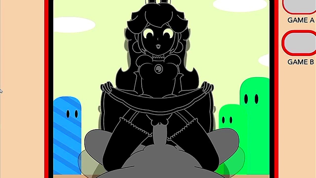 Princess Rosalina Sucks Dick & RidesCowgirl In PPUPPU Game And Watch Hentai
