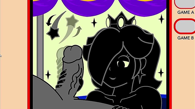 Princess Rosalina Sucks Dick & RidesCowgirl In PPUPPU Game And Watch Hentai