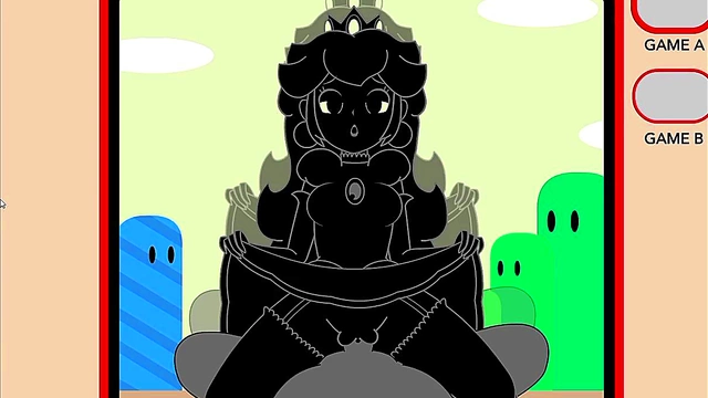 Princess Rosalina Sucks Dick & RidesCowgirl In PPUPPU Game And Watch Hentai