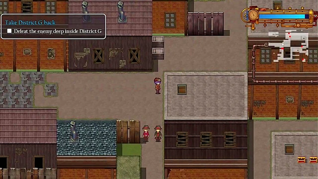 Cute Detective Girl Fights Old Man and Giant Robot for Steam City supremacy