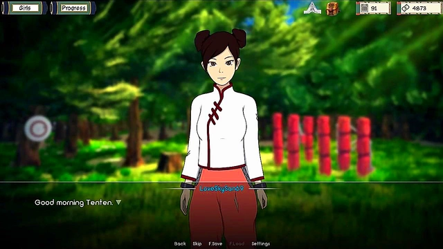 Ten Ten Gives Intimate 3D Anime Massage WithErotic Touches And Seduction