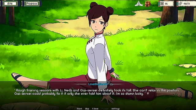 Ten Ten Gives Intimate 3D Anime Massage WithErotic Touches And Seduction