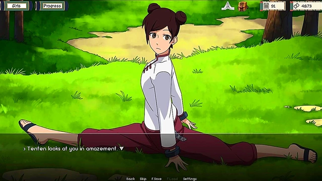 Ten Ten Gives Intimate 3D Anime Massage WithErotic Touches And Seduction