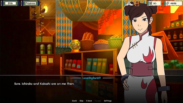 Ten Ten Gives Intimate 3D Anime Massage WithErotic Touches And Seduction