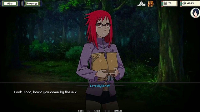 Sakura Seductively Masturbates In Stunning 3D Anime Visual Novel Scene