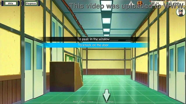 Sakura Seductively Masturbates In Stunning 3D Anime Visual Novel Scene