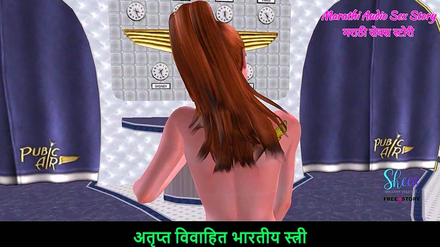 Cute Teen Gives Sexy Nude Poses On Airplane In 3D Anime Adventure