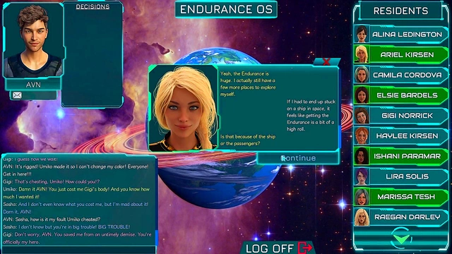 Stranded In Space – Busty Girls Seduce You With Curves & Giant Tits